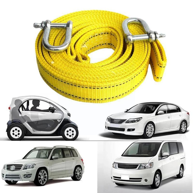 

Parts 4.8m 5 Ton Car Trailer Rope Practical Outdoor Emergency Thicken Layers Double Polyester Kit Tow Supp Q9b8