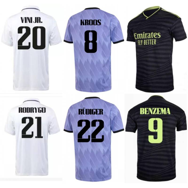 2022/23 BENZEMA Soccer Jersey 2023 MODRIC RUDIGER VINI JR. RODRYGO Uniform Mens REAL MADRIDS CAMAVINGA ASENSIO TCHOUAMENI Kids kit, Home+patch1
2022/23 BENZEMA Soccer Jersey 2023 MODRIC RUDIGER VINI JR. RODRYGO Uniform Mens REAL MADRIDS CAMAVINGA ASENSIO TCHOUAMENI Kids kit, Home+patch1