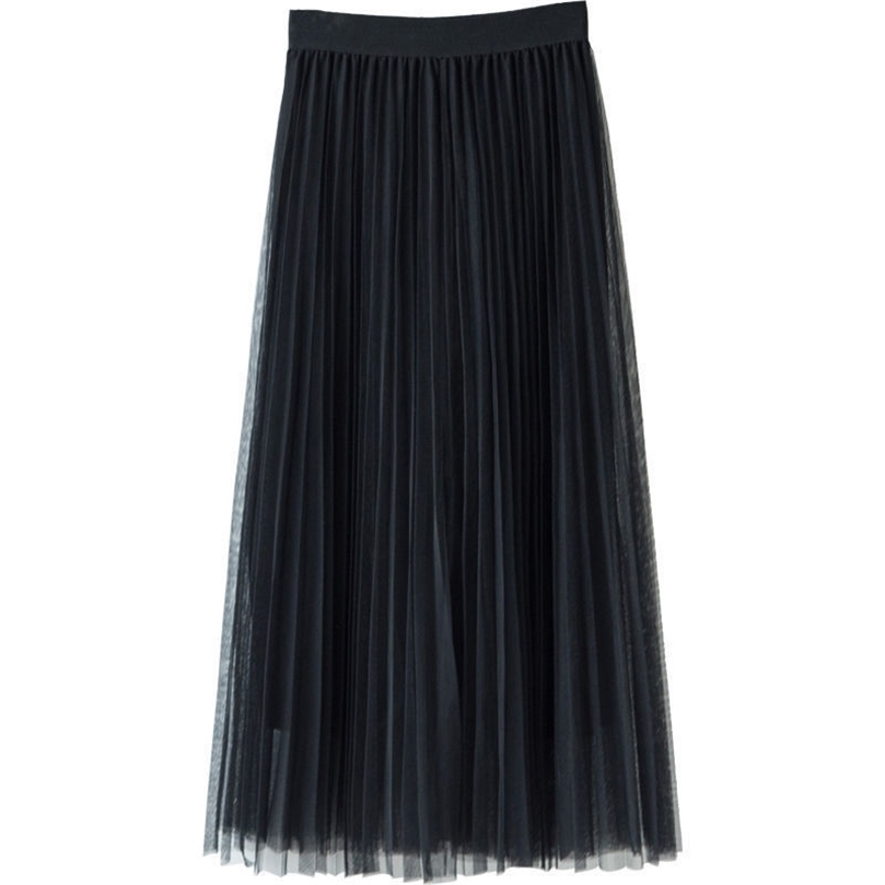 Tulle Skirts Summer Long Maxi Female Elastic High Waist Pleated Tutu Sun Black Gray Pink 220401, Skirt length 80cm
Tulle Skirts Summer Long Maxi Female Elastic High Waist Pleated Tutu Sun Black Gray Pink 220401, Skirt length 80cm