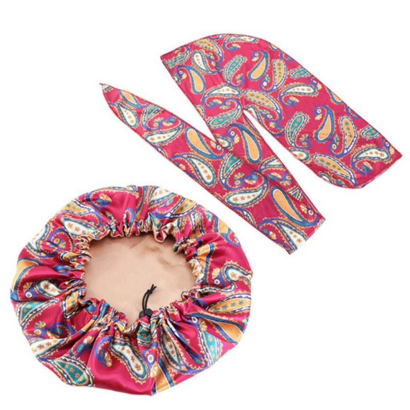 Bandanas Designer Print Silky Durag And Bonnet For Men Women Satin Turban Long Tail Du-rag Wave Sleep Cap 
Bandanas Designer Print Silky Durag And Bonnet For Men Women Satin Turban Long Tail Du-rag Wave Sleep Cap