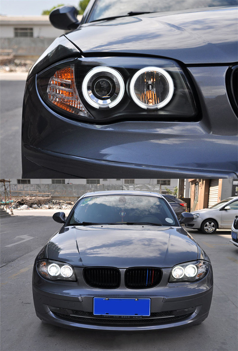 Headlight LED For E81 E87 120i 118i 130i 2003-2011 Car Headlights DRL Xenon Bulb Turn Signal High Beam Daytime Light