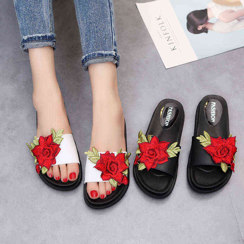 Women's Slippers Flat Heel Bottom Flower Fashion Open Toe Flip Flop in Summer, White
Women's Slippers Flat Heel Bottom Flower Fashion Open Toe Flip Flop in Summer, White
