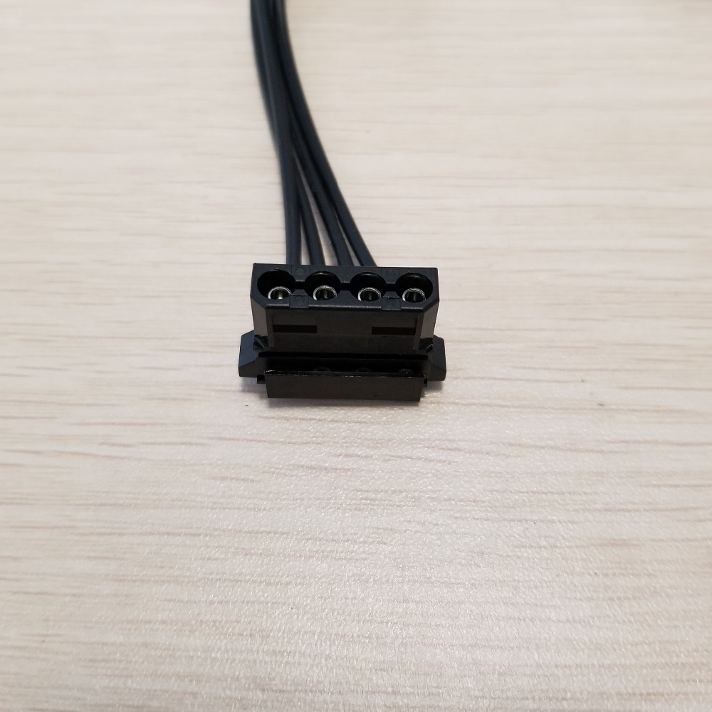 Computer PC Desktop 4Pin Molex to 3-port IDE Power Socket Supply Cable 18AWG for Mainboard ATX Host Case