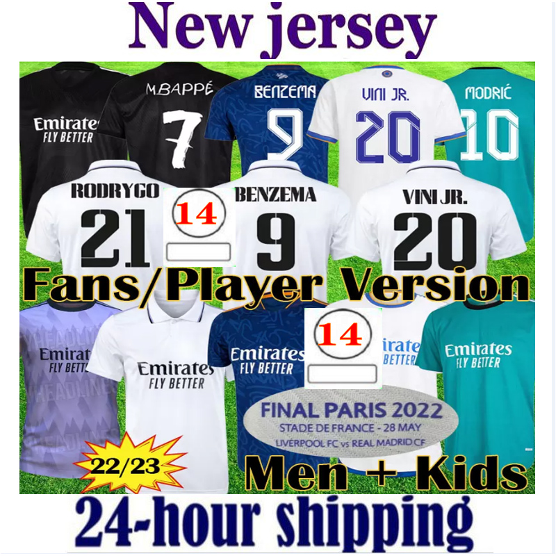 BENZEMA soccer jerseys 22 23 football shirt VINI JR CAMAVINGA 120th Y-3 ALABA ASENSIO MODRIC MARCELO REAL MADRIDS Final 2022 2023 camiseta men kids kit uniforms new, 2223 away
BENZEMA soccer jerseys 22 23 football shirt VINI JR CAMAVINGA 120th Y-3 ALABA ASENSIO MODRIC MARCELO REAL MADRIDS Final 2022 2023 camiseta men kids kit uniforms new, 2223 away