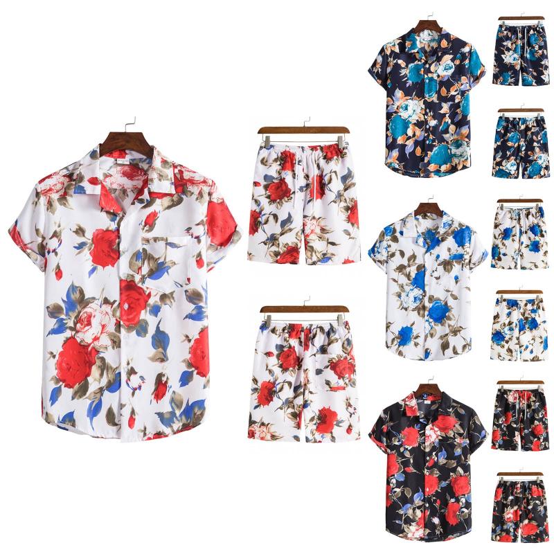 Men's Tracksuits Men Casual Button Down Printed Lapel Shirt Drawstring Mid Waist Shorts With Pocket Suit Fashionable Super Comfy High Qualit, Red
Men's Tracksuits Men Casual Button Down Printed Lapel Shirt Drawstring Mid Waist Shorts With Pocket Suit Fashionable Super Comfy High Qualit, Red