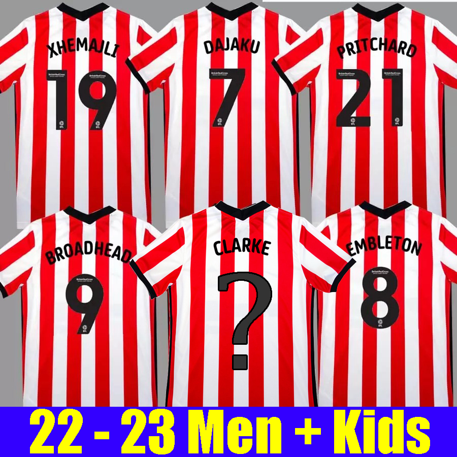 Men kids SUNDERLAND 22 23 soccer jerseys 2022 2023 DAJAKU EMBLETON BROADHEAD Gooch O'NIEN Stewart Xhemajli CLARKE PRITCHARD NEIL MCGEADY football shirts, Home kids +socks 
Men kids SUNDERLAND 22 23 soccer jerseys 2022 2023 DAJAKU EMBLETON BROADHEAD Gooch O'NIEN Stewart Xhemajli CLARKE PRITCHARD NEIL MCGEADY football shirts, Home kids +socks