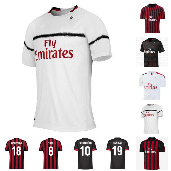 Retro 17 18 19 20 Milan Soccer Jerseys AC 2017 2018 2019 2020 HIGUAIN CALHANOGLU SUSO Home Away 3rd Mens Football Shirt ANDRE SILVA CALHANOGLU RODRIGUEZ Uniforms
Retro 17 18 19 20 Milan Soccer Jerseys AC 2017 2018 2019 2020 HIGUAIN CALHANOGLU SUSO Home Away 3rd Mens Football Shirt ANDRE SILVA CALHANOGLU RODRIGUEZ Uniforms