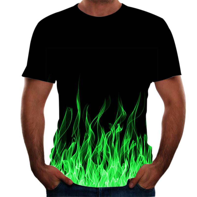 Men's T-Shirts Summer Style 3D Printing O-neck Short-sleeved Blue Flame Top Quality Street Fashion, Xtx88
Men's T-Shirts Summer Style 3D Printing O-neck Short-sleeved Blue Flame Top Quality Street Fashion, Xtx88