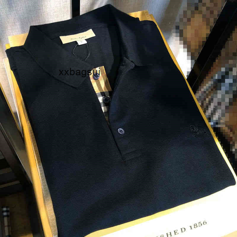 burbrery burbrery designer outlet New Babao men's short sleeve T-shirt Lapel pearl ground pure cotton business leisure plus size men's Polo Shirt Lilly t-shirts bbr, Black
burbrery burbrery designer outlet New Babao men's short sleeve T-shirt Lapel pearl ground pure cotton business leisure plus size men's Polo Shirt Lilly t-shirts bbr, Black