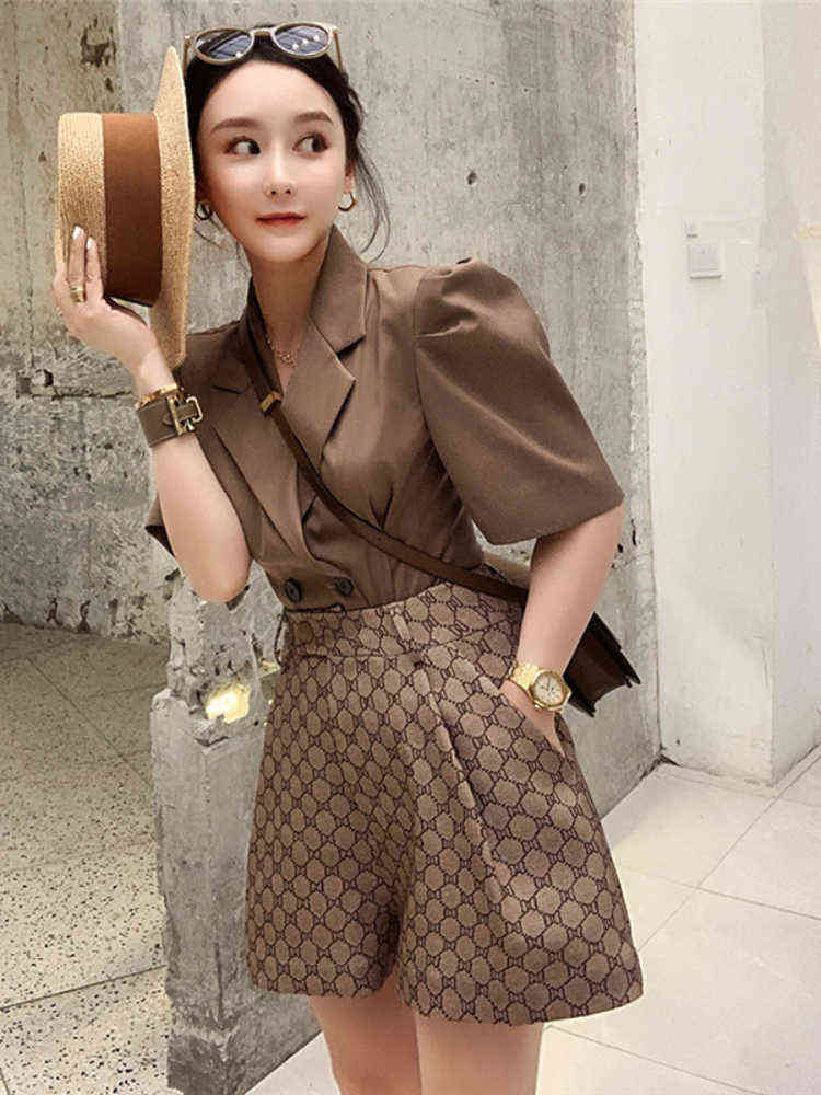 Casual Women's Tracksuits Shorts Suit Female Scent Two Peice Set For Women Matching Sets Suits With Shorts Summer 2 Piece outfit