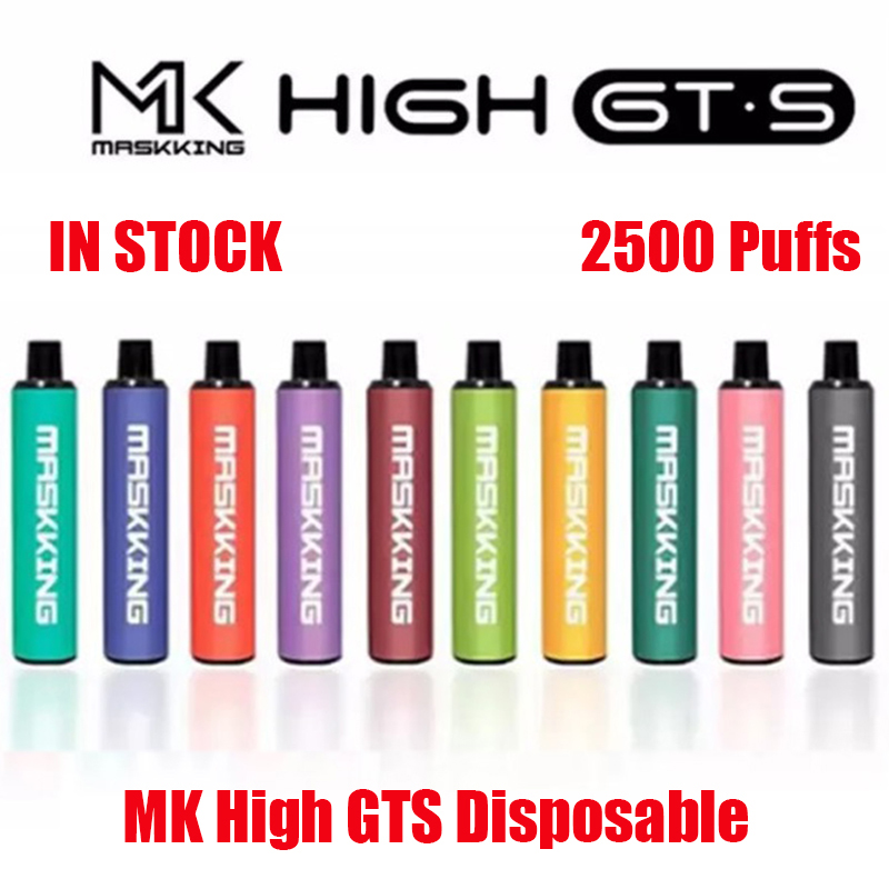 MK Maskking High GTS Disposable E-cigarettes Pod Device Kit 2500 Puffs 1500mAh Battery 8.5ml Prefilled Vapor Pods Cartridges Stick Vape Pen Vs Bang XXL 2000 ELUX LEGEND
MK Maskking High GTS Disposable E-cigarettes Pod Device Kit 2500 Puffs 1500mAh Battery 8.5ml Prefilled Vapor Pods Cartridges Stick Vape Pen Vs Bang XXL 2000 ELUX LEGEND