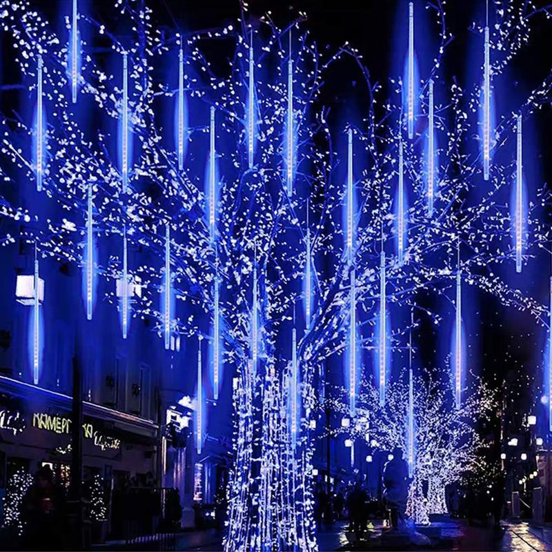 Strings 30cm 192LED Meteor Shower Garland Strip Light Outdoor Xmas Waterproof Fairy Lights Garden Street Christmas Decoration Lamp
Strings 30cm 192LED Meteor Shower Garland Strip Light Outdoor Xmas Waterproof Fairy Lights Garden Street Christmas Decoration Lamp