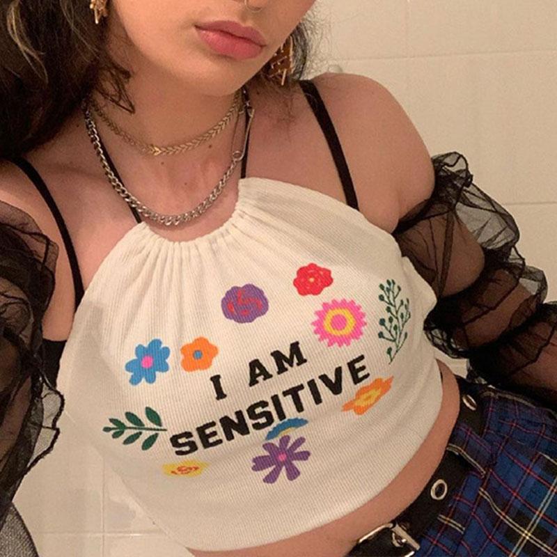 Women' Tanks & Camis Sexy Halter Tank Top Lovely Print Crop Tops Women Summer Short Fashion Casual Tube Female Y2K Vest Tee Camisole, White
Women' Tanks & Camis Sexy Halter Tank Top Lovely Print Crop Tops Women Summer Short Fashion Casual Tube Female Y2K Vest Tee Camisole, White