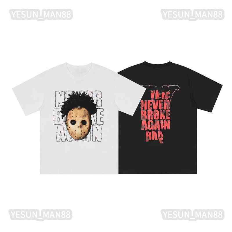 Designer Luxury Vlones Classic Mens And Womens T Shirt Short Sleeves Big V Alien Mask Printed Loose Summer Fashion High Street Tees Top Tee, 13
Designer Luxury Vlones Classic Mens And Womens T Shirt Short Sleeves Big V Alien Mask Printed Loose Summer Fashion High Street Tees Top Tee, 13