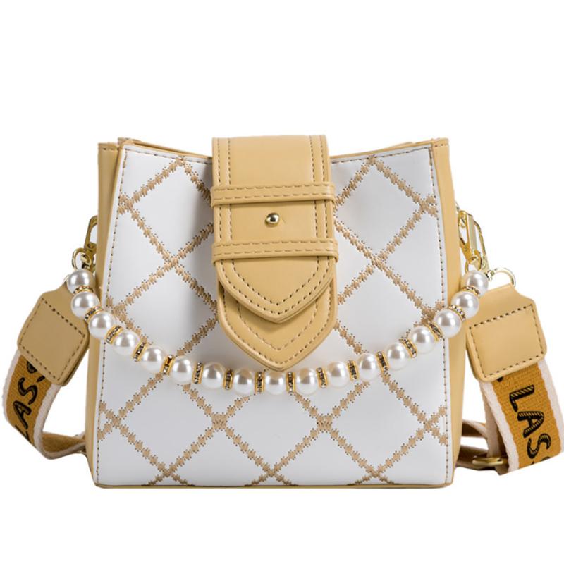 Evening Bags Women's Panelled Lattice Shoulder Female Luxury Peal Chain Handbags Splicing Messenger Bucket Bag For Ladies High QualityEv, 50 pcs choose this
Evening Bags Women's Panelled Lattice Shoulder Female Luxury Peal Chain Handbags Splicing Messenger Bucket Bag For Ladies High QualityEv, 50 pcs choose this