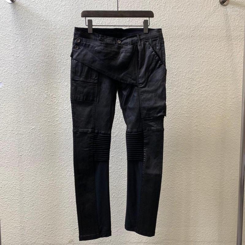 Men' Jeans Owen Seak Men Oil Wax Denim Classic Gothic Clothing Coated Summer Straight Hip Hop Women Solid Pants Size XLMen' Heat22, Black
Men' Jeans Owen Seak Men Oil Wax Denim Classic Gothic Clothing Coated Summer Straight Hip Hop Women Solid Pants Size XLMen' Heat22, Black
