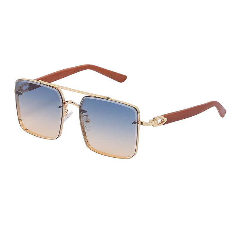 Retro Square Wood Grain Temple Sunglasses Men Anti-UV Diamond Cut Sunglasses Trend with box
Retro Square Wood Grain Temple Sunglasses Men Anti-UV Diamond Cut Sunglasses Trend with box