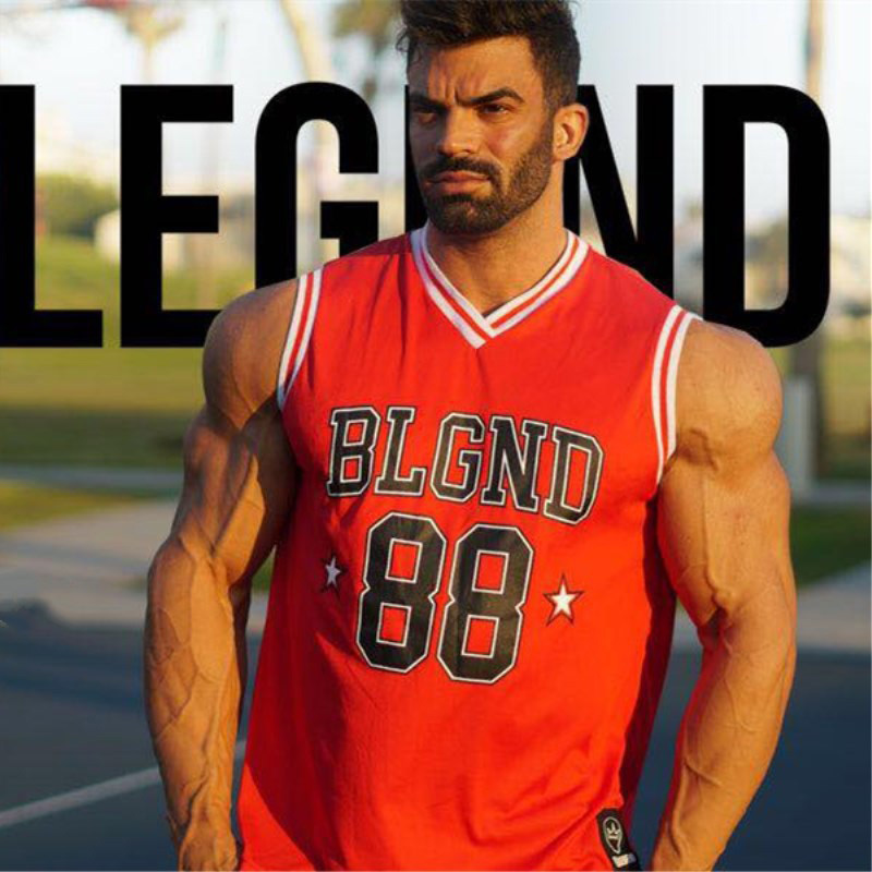 Summer Gym Clothing Mens Tank Top Fitness Workout Quick Drying Mesh Basketball Vest Sportswear Tops Bodybuilding Tanktop 220421