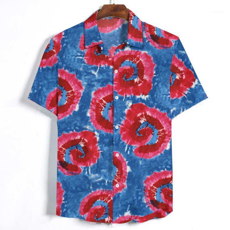 Printed Floral Shirt Men Short Sleeve Regular Fit Breathable Clothes High Quality Beach Chemise Fashion Men's Casual Shirts, Blue
Printed Floral Shirt Men Short Sleeve Regular Fit Breathable Clothes High Quality Beach Chemise Fashion Men's Casual Shirts, Blue
