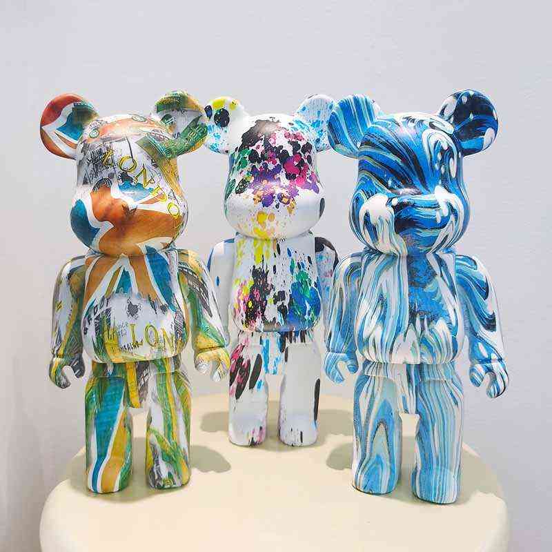 400% Fluid Violent Bear Resin Statue Bearbricks Crafts Dolls Street Art Collectible Models Toys Kids Friends Gifts Home Decor T220730 T230103
400% Fluid Violent Bear Resin Statue Bearbricks Crafts Dolls Street Art Collectible Models Toys Kids Friends Gifts Home Decor T220730 T230103