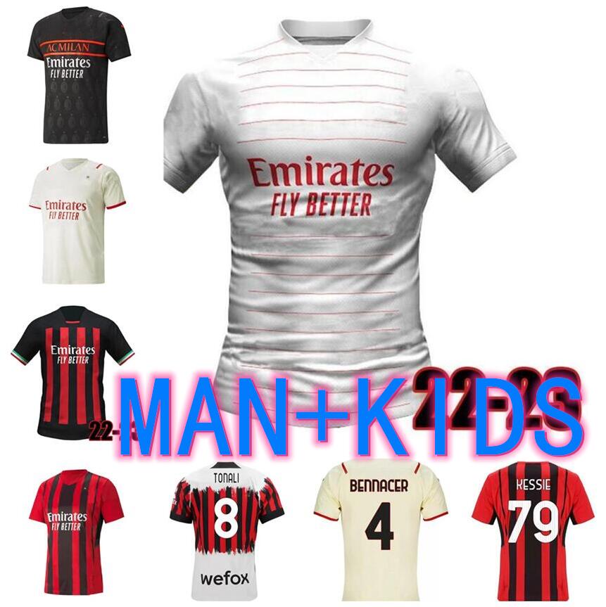 IBRAHIMOVIC 21 22 23 MilanS soccer jersey AC GIROUD BENNACER KESSIE ROMAGNOLI CALHANOGLU TONALI REBIC 2021 2022 2023 football shirt maillot Men + kids kit, Kids size
IBRAHIMOVIC 21 22 23 MilanS soccer jersey AC GIROUD BENNACER KESSIE ROMAGNOLI CALHANOGLU TONALI REBIC 2021 2022 2023 football shirt maillot Men + kids kit, Kids size