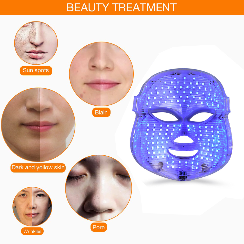 7 Colors Led Facial Mask Facial Whitening Tighten Photon Therapy Rejuvenation Wrinkle Acne Removal Face Beauty Led Therapy Mask
7 Colors Led Facial Mask Facial Whitening Tighten Photon Therapy Rejuvenation Wrinkle Acne Removal Face Beauty Led Therapy Mask