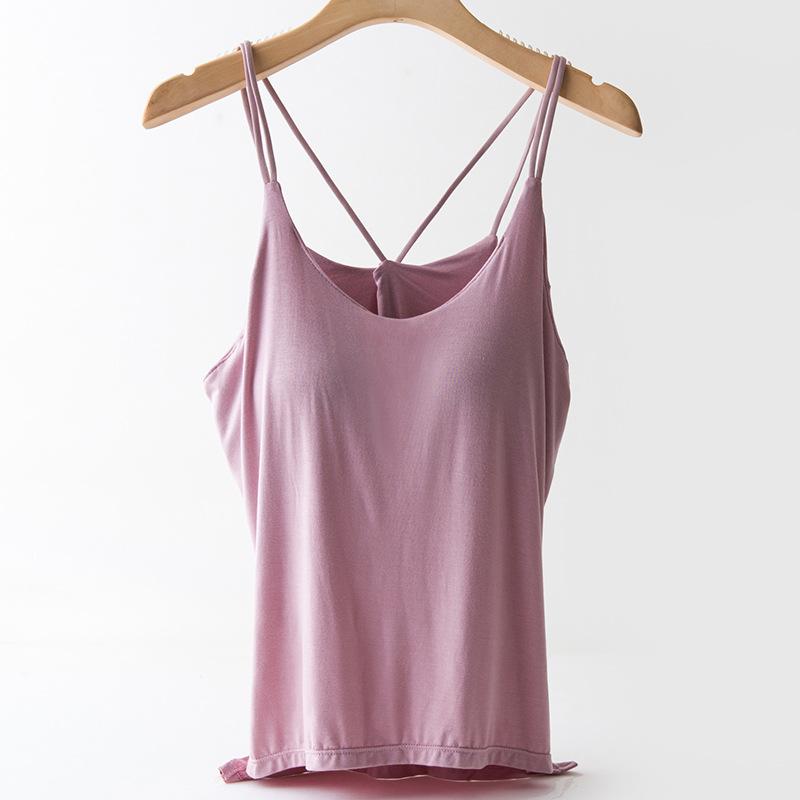 Women' Tanks & Camis No-wear Underwear Chest Pad Beautiful Back Strapless Sexy Nightclub Small Sling Home Pajamas Camisole Tops For Women C
Women' Tanks & Camis No-wear Underwear Chest Pad Beautiful Back Strapless Sexy Nightclub Small Sling Home Pajamas Camisole Tops For Women C