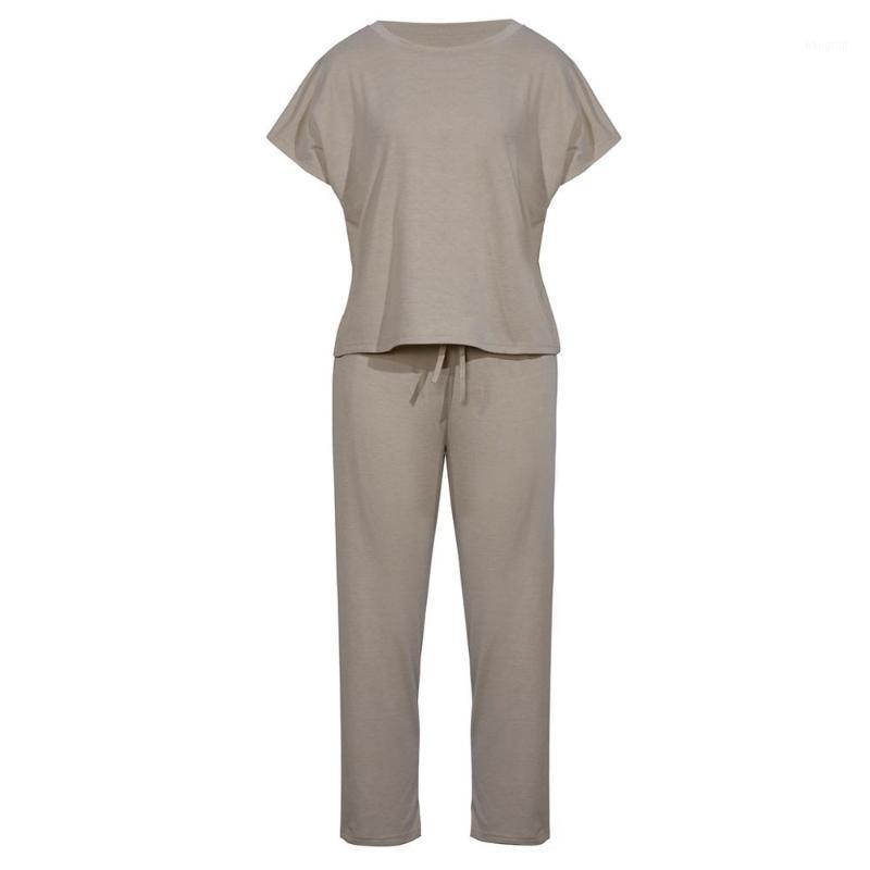 Women' Sets Summer Solid O Neck Short Sleeve Slim Cropped Pants Two Piece Set Ladies 2 Plus Size Female Tops 2022, Wine red
Women' Sets Summer Solid O Neck Short Sleeve Slim Cropped Pants Two Piece Set Ladies 2 Plus Size Female Tops 2022, Wine red