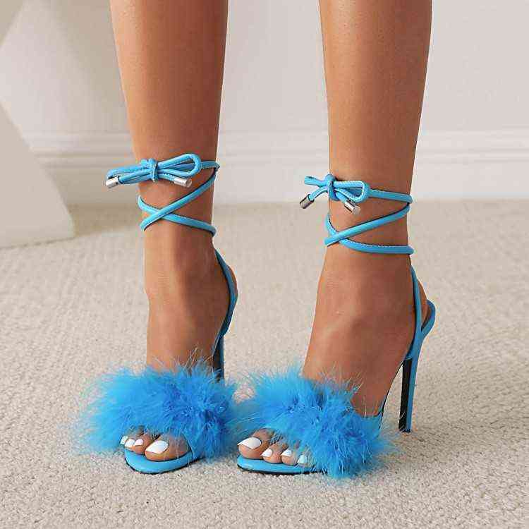 Feather Sandals 2022 Open Toed Herringbone Band Ankle Strap Ultra High Heel Thin Women's T5954, Green
Feather Sandals 2022 Open Toed Herringbone Band Ankle Strap Ultra High Heel Thin Women's T5954, Green