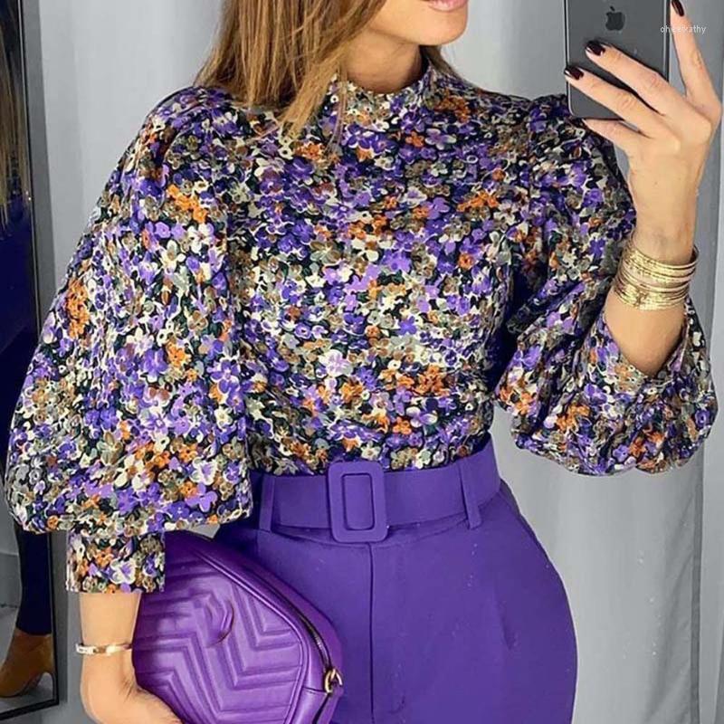 Women' Blouses & Shirts Blouse Office Turtleneck Ladies Print Lantern Long Sleeve Top Slim Elegant Shirt For Spring Summer 2022Women' Chee, Purple
Women' Blouses & Shirts Blouse Office Turtleneck Ladies Print Lantern Long Sleeve Top Slim Elegant Shirt For Spring Summer 2022Women' Chee, Purple