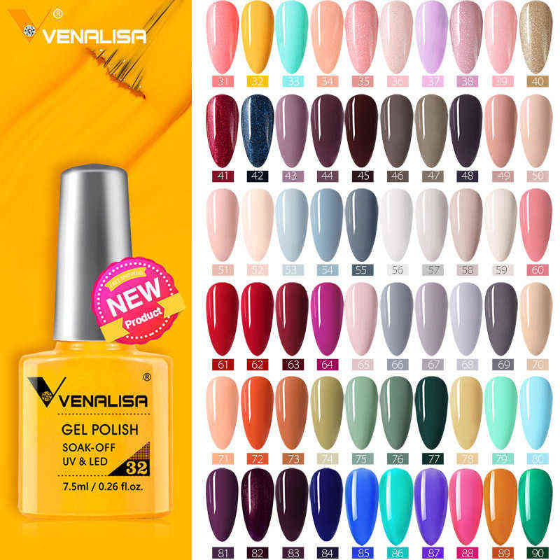 NXY Nail Gel Polish Varnish New Arrivals 60 Colors Full Coverage Set Canni Manicure Soak Off Uv 0328