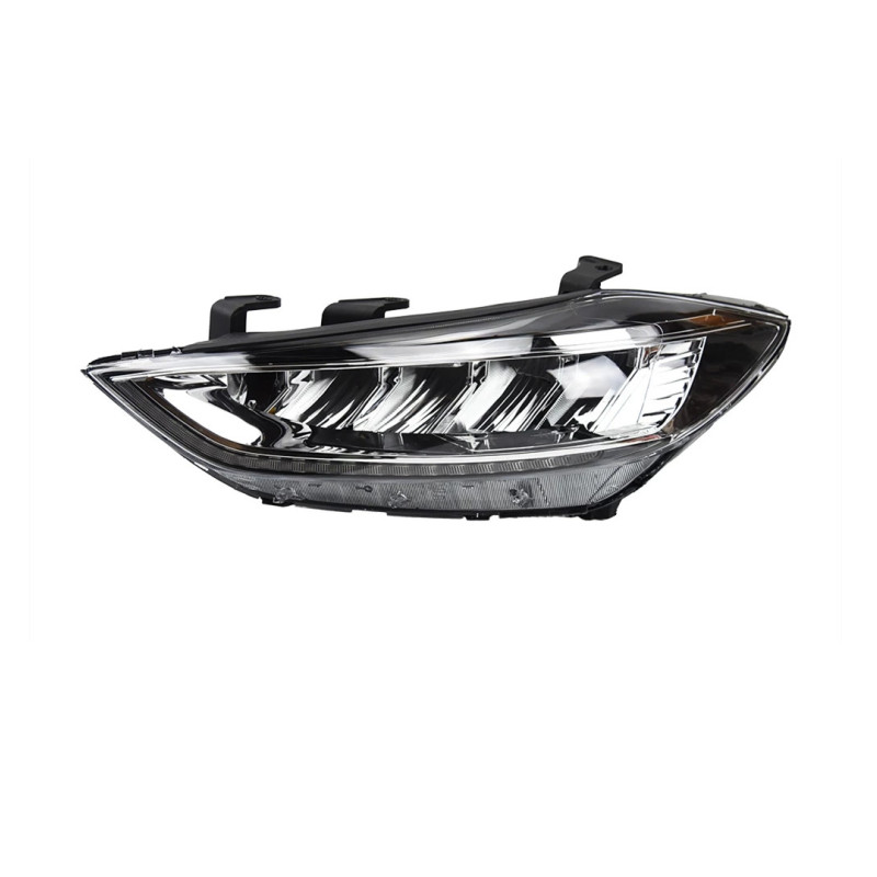 Full LED Head Lights For Hyundai Elantra 20 16-20 20 LED Daytime Running Headlight Angel Eye Turn Signal Lamp Replacement