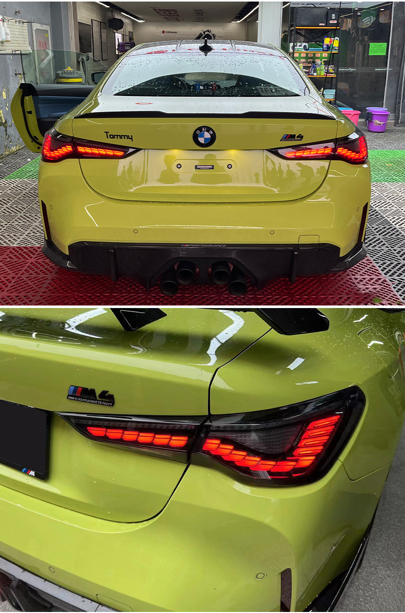 Auto Accessories Turn Signal Lights For BMW M4 DRL Taillight 20-2022 425I 430I Rear Car LED Tail Light Brake Light