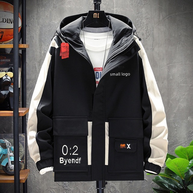2022 Men's Jacket Fashion With Printed Letters Casual Clothing With Hood Street Style Big Pocket Popular Coat Spring And Autumn New Large Size -4xl, Black
2022 Men's Jacket Fashion With Printed Letters Casual Clothing With Hood Street Style Big Pocket Popular Coat Spring And Autumn New Large Size -4xl, Black