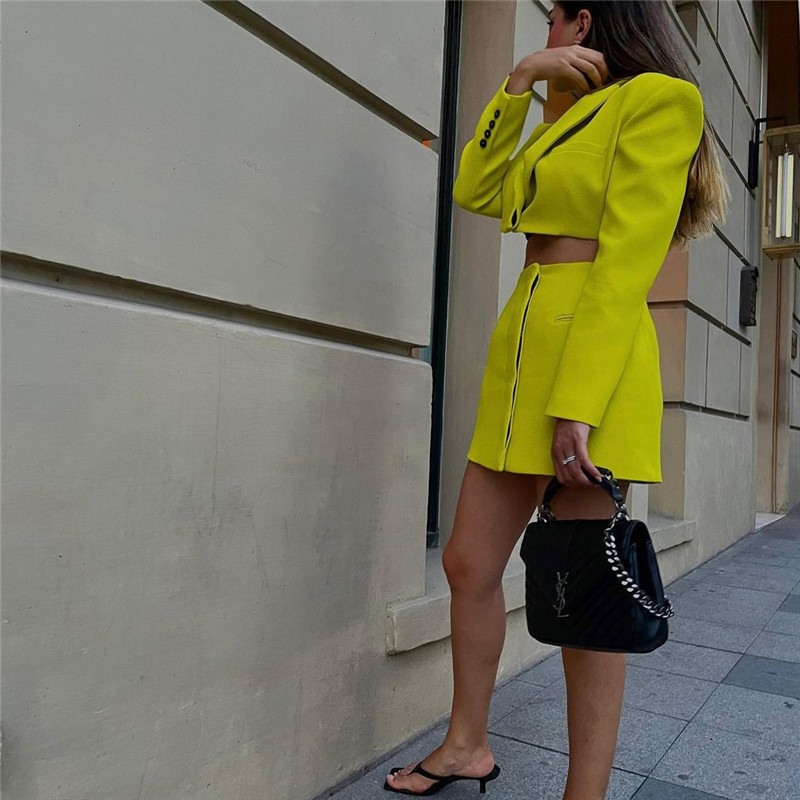 Hollow Out Waist Blazer Jacket Sexy Office Laidies Long Sleeve Bodycon Outwear Women Summer Robe Chemise Femme Chic Coat Abrigo 220402