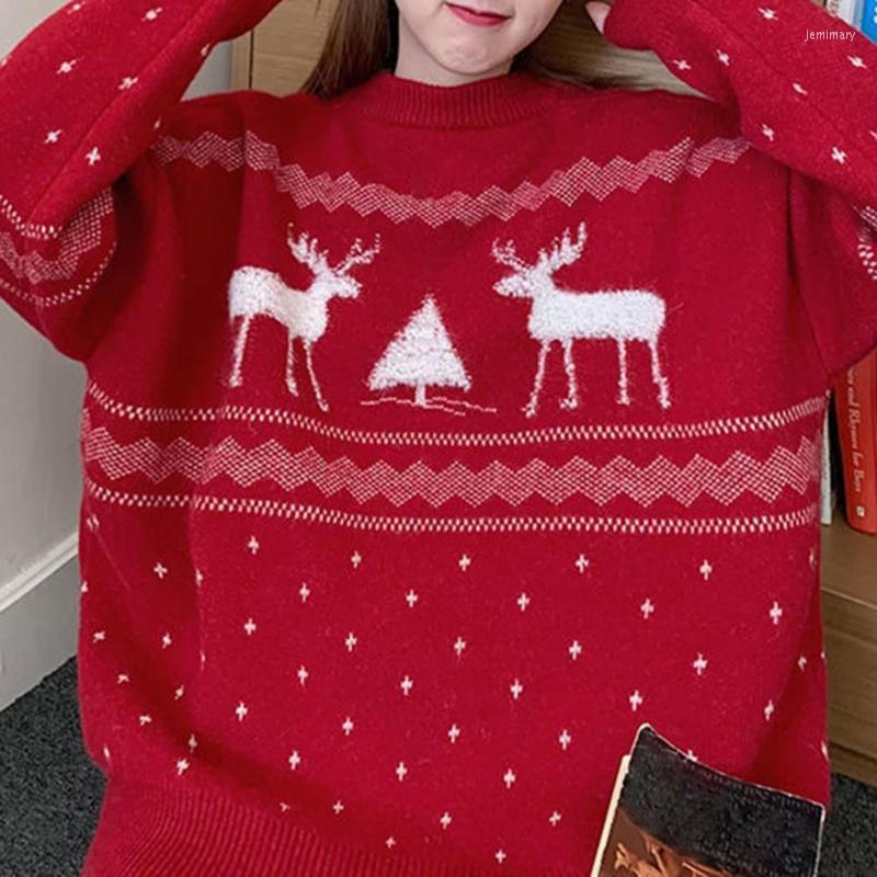 Women's Sweaters Christmas Sweater Comfy Pullover Elk Print Long Sleeve Useful Festive JumperWomen's Jemi22, Green
Women's Sweaters Christmas Sweater Comfy Pullover Elk Print Long Sleeve Useful Festive JumperWomen's Jemi22, Green