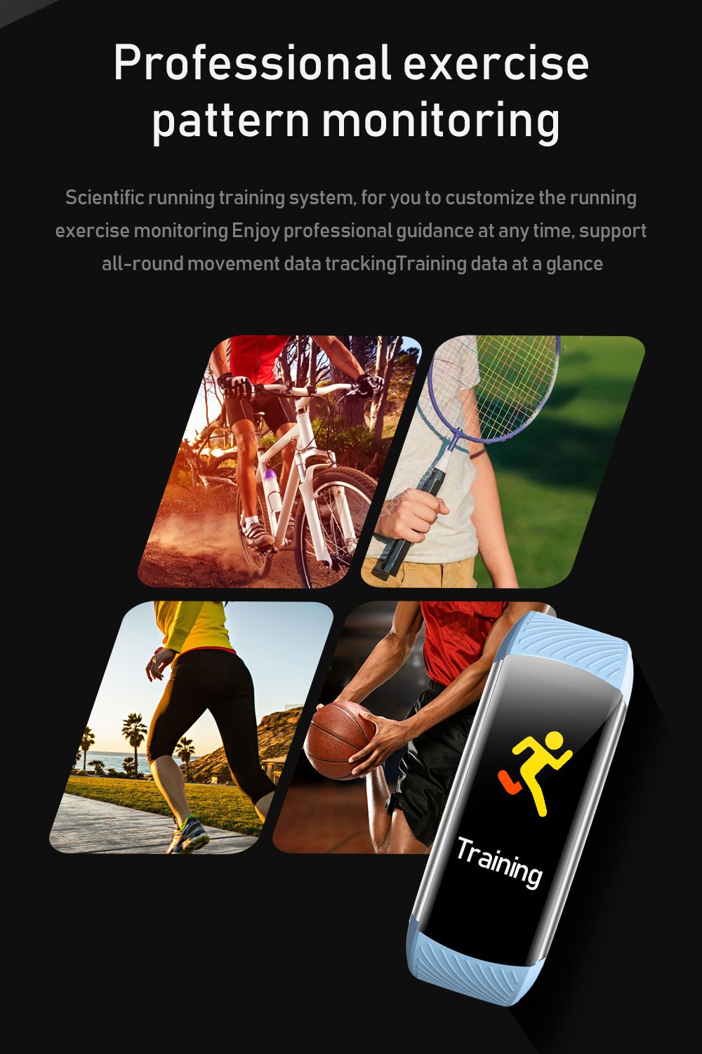 C5S Smart Wrist Watch Band Smart Wristbands Sports Ip67 Waterproof Fitness Bracelet Oxygen Heart Rate Monitor Blood Pressure for IOS Android New