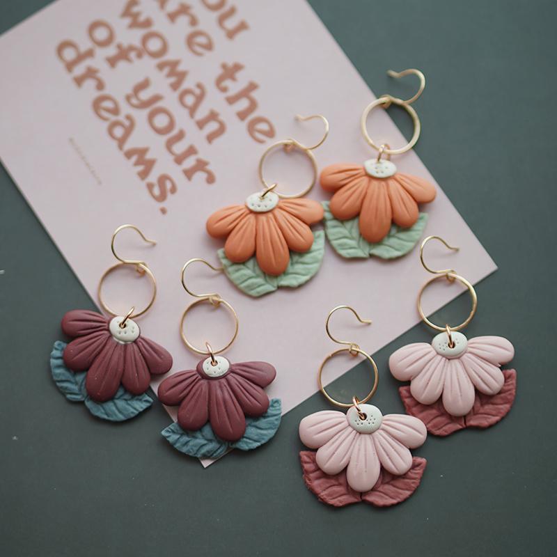 Dangle & Chandelier Flower Shape Ring Multi Colors Big Size Handmade Polymer Clay Spring Collection Gifts Earring Sets Statements JewelryDan
Dangle & Chandelier Flower Shape Ring Multi Colors Big Size Handmade Polymer Clay Spring Collection Gifts Earring Sets Statements JewelryDan