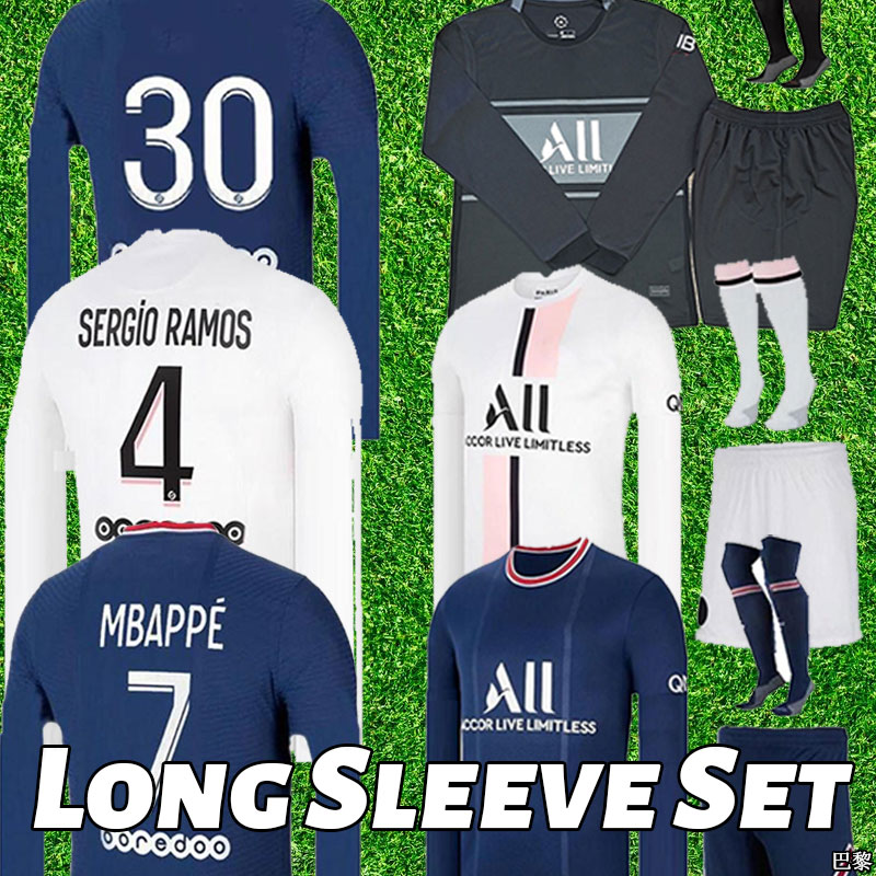 PSgeS Long sleeve soccer jerseys PLAYER 30 MBAPPE HAKIMI SERGIO RAMOS WIJNALDUM 21 22 23 Maillots football shirt 2022 2023 men kit sets uniform enfants maillot de foot, Third+patch
PSgeS Long sleeve soccer jerseys PLAYER 30 MBAPPE HAKIMI SERGIO RAMOS WIJNALDUM 21 22 23 Maillots football shirt 2022 2023 men kit sets uniform enfants maillot de foot, Third+patch