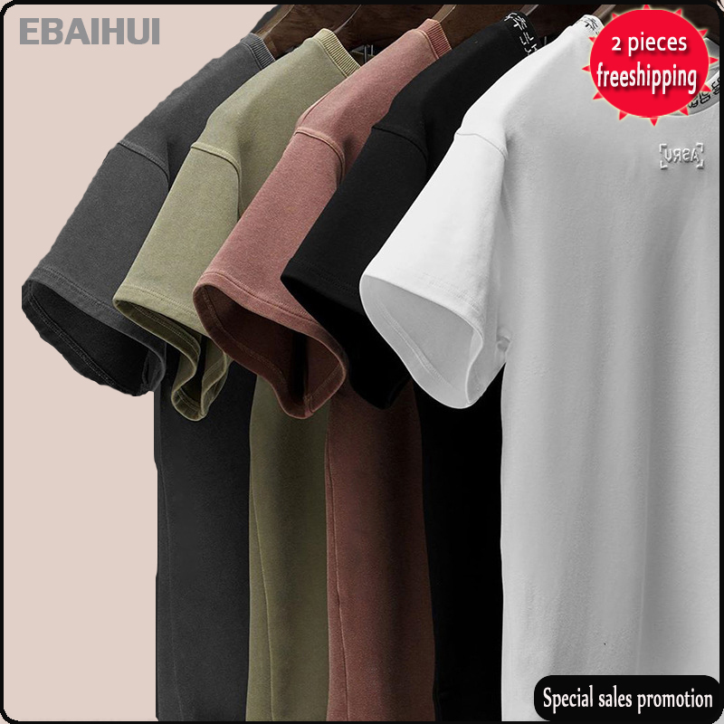 TOP TOP EBAIHUI Men's T-Shirts Short Sleeve O-neck with Print Cotton Black White Tees Sport Solid Loose Plus Size Training Gym Clothes
TOP TOP EBAIHUI Men's T-Shirts Short Sleeve O-neck with Print Cotton Black White Tees Sport Solid Loose Plus Size Training Gym Clothes