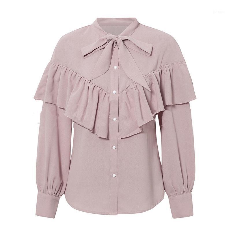 Women Tops 2022 Autumn Women' Leisure Vacation Ruffled Bow Solid Color Blouses Womens And & Shirts, Pink
Women Tops 2022 Autumn Women' Leisure Vacation Ruffled Bow Solid Color Blouses Womens And & Shirts, Pink