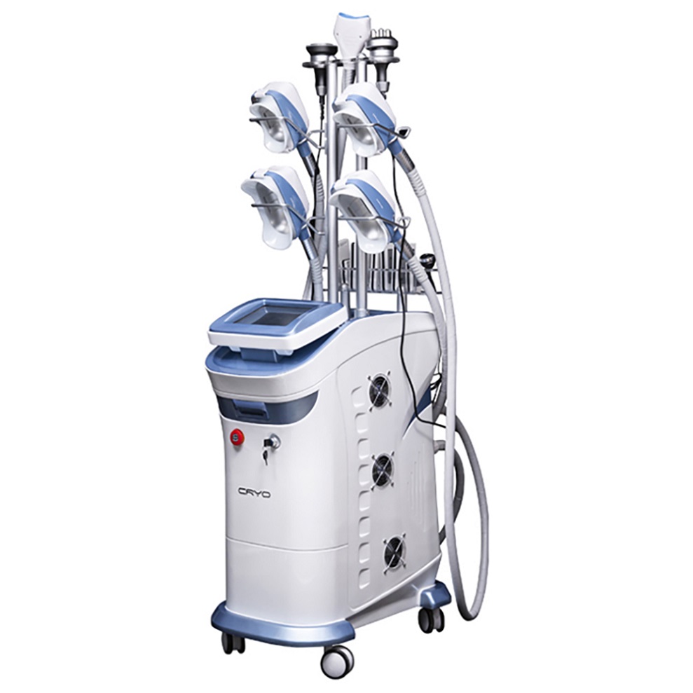 Reduce cellulite 4 cryo 360 handles fat freezing machine Cryolipolysis body slimming equipped with laser board and 40k cavition
Reduce cellulite 4 cryo 360 handles fat freezing machine Cryolipolysis body slimming equipped with laser board and 40k cavition