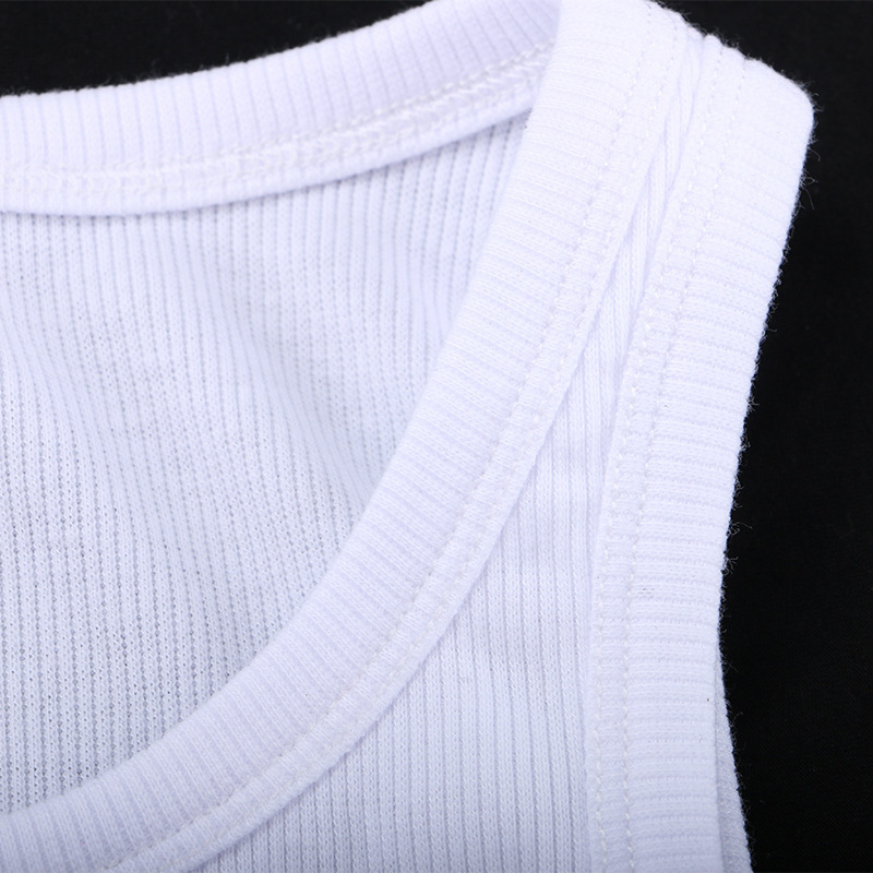 Retro Harajuku Punk Letter Y2K Street Sleeveless High Waist Sexy Crop Vest Top Womens Clothing Tank Shirt Tee Size Accessory 220527