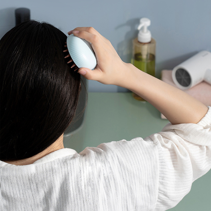Hair Brushes Silicone Portable Hair-washing Brush Anti-itch Head Scratcher Head Massage Comb Promote Heads Blood Circulation Cepillos Para El Cabello 