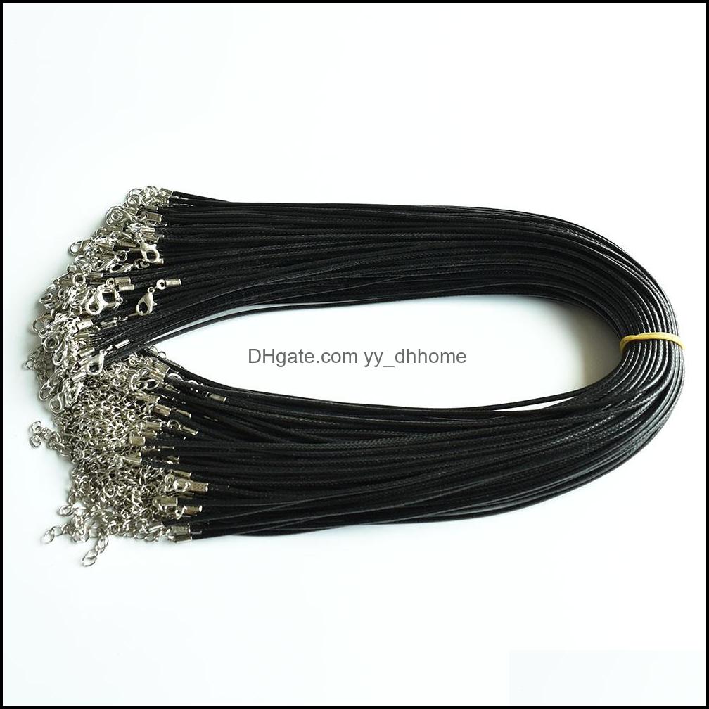Chains 100Pcs/Lot Black Wax Leather Rope Cord Necklace 45Cm Chain Lobster Clasp Diy Jewelry Accessories Drop Delivery 2021 F Yydhhome Dhoga
Chains 100Pcs/Lot Black Wax Leather Rope Cord Necklace 45Cm Chain Lobster Clasp Diy Jewelry Accessories Drop Delivery 2021 F Yydhhome Dhoga