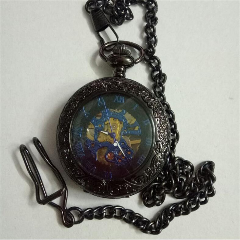 10pcs Retro Roman Mechanical Pocket Watch European and American antique large thick chain blue Watch -1-2
10pcs Retro Roman Mechanical Pocket Watch European and American antique large thick chain blue Watch -1-2