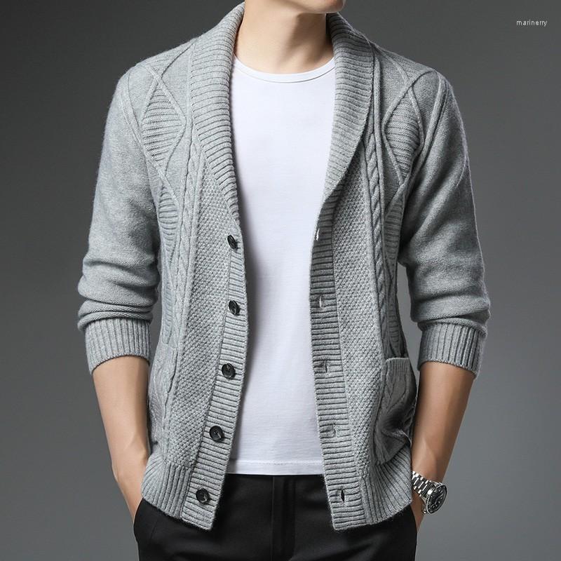 Men's Sweaters Thick Spring Autumn Brand Fashion Knit Solid Color Sweater Male Casual Knitwear Cardigan Coats Mens Clothing Q09Men's Mari22, Black
Men's Sweaters Thick Spring Autumn Brand Fashion Knit Solid Color Sweater Male Casual Knitwear Cardigan Coats Mens Clothing Q09Men's Mari22, Black