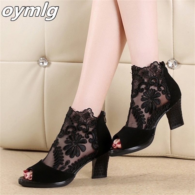 Women's Shoes Spring Summer Fashion Mesh high heel sandals Fish mouth High Heels Mid-Calf Shoe Plus Size 220406, Black
Women's Shoes Spring Summer Fashion Mesh high heel sandals Fish mouth High Heels Mid-Calf Shoe Plus Size 220406, Black