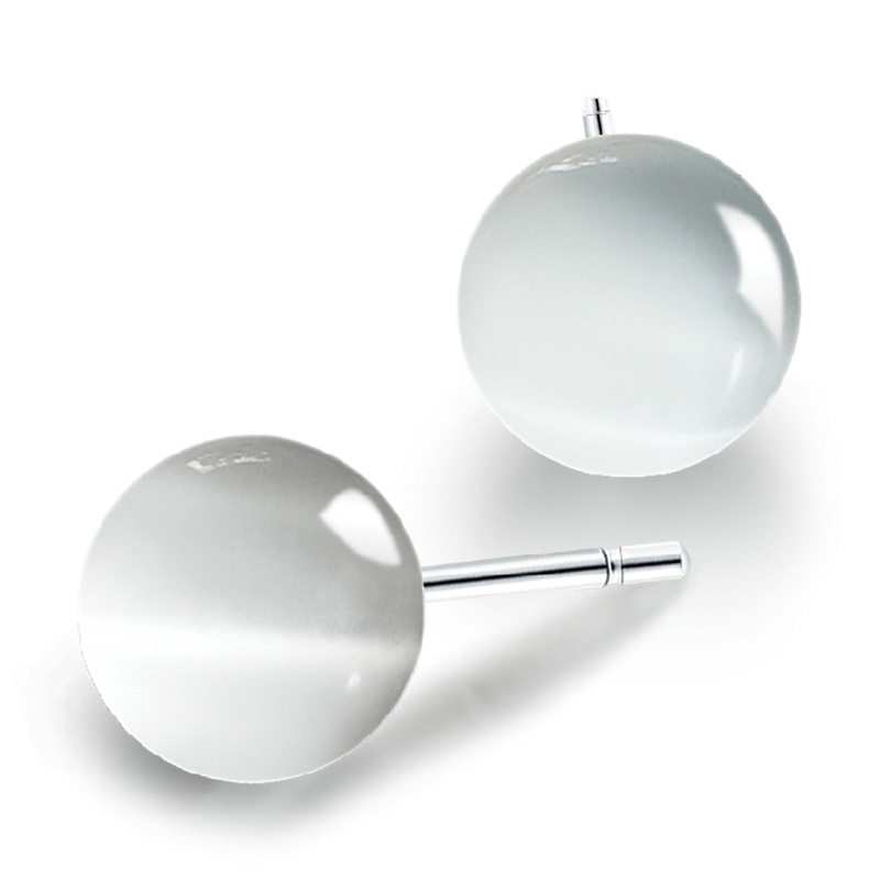 Wholesale Studs Sweet fashion girl charming boy 1pair cat's eye stone Prevent allergies 925 Sterling silver Stud earrings YS06
Wholesale Studs Sweet fashion girl charming boy 1pair cat's eye stone Prevent allergies 925 Sterling silver Stud earrings YS06