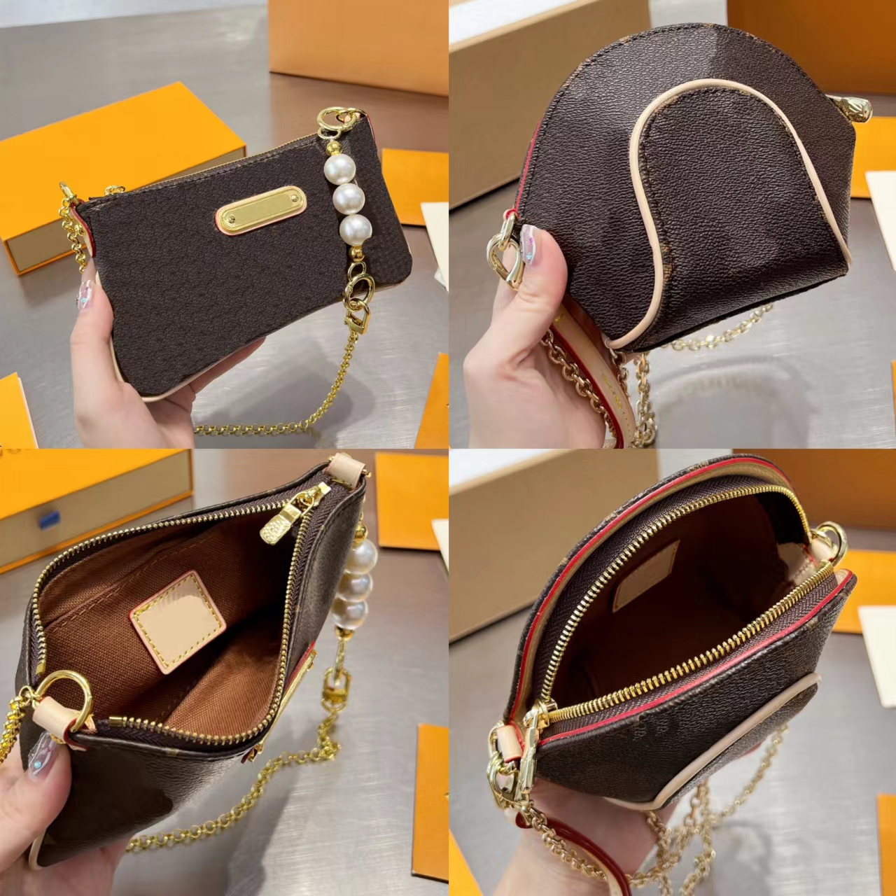 2022 new Fashion designer bag leather single shoulder bag with buckle fashionlovely MiniBag Messenger Bags Wallet waist handbag Pearly Shells
2022 new Fashion designer bag leather single shoulder bag with buckle fashionlovely MiniBag Messenger Bags Wallet waist handbag Pearly Shells